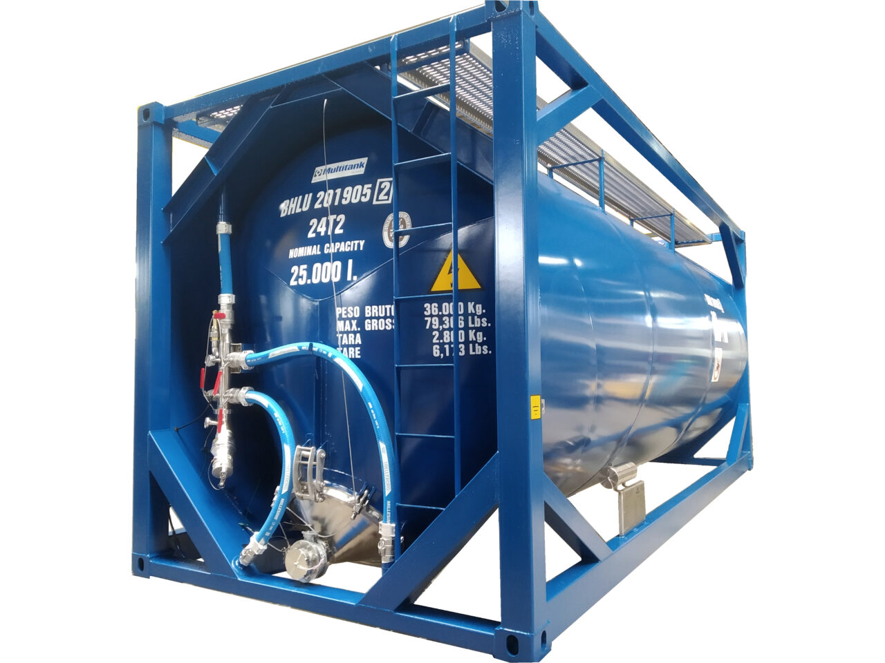 Multitank 40' Tank container for powder and granulated products